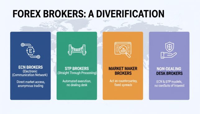 Types of forex Broerks