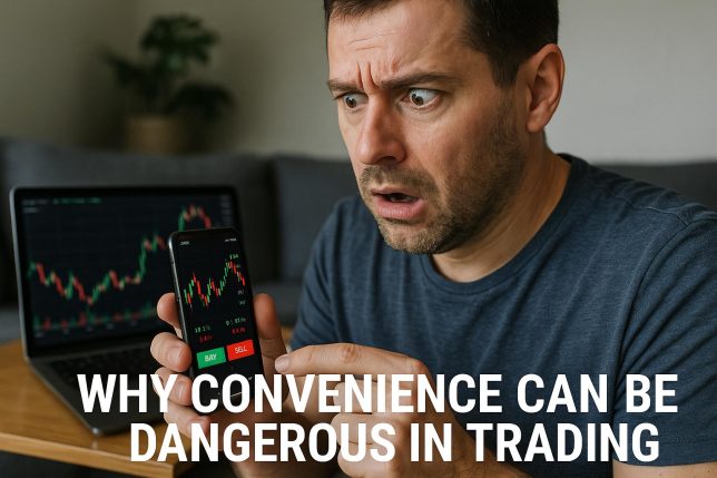 Why convenience can be dangerous in trading